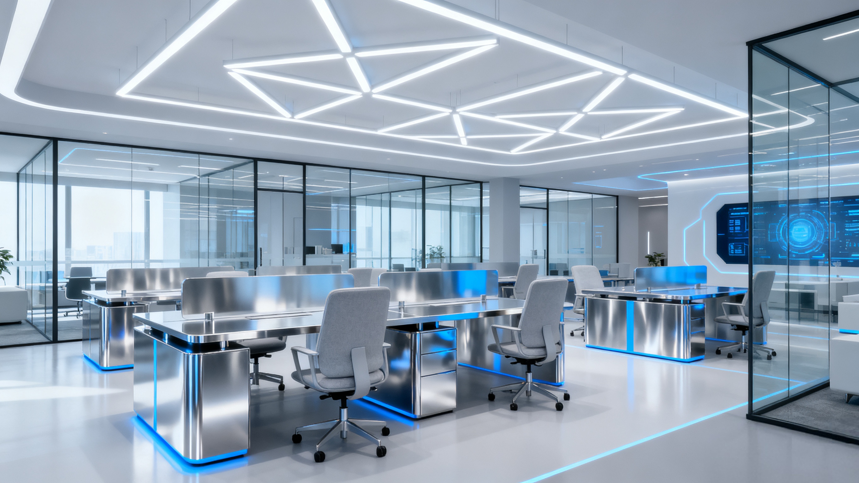 科技風辦公室裝修：賦能企業未來的智能空間